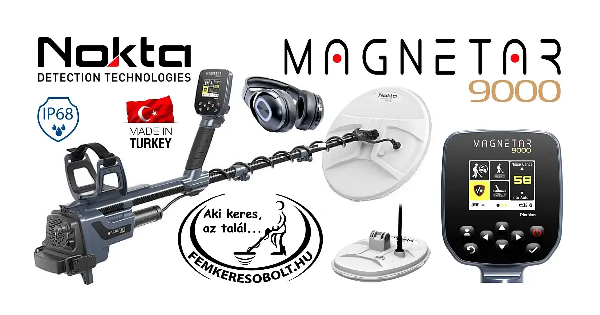 Nokta Magnetar 9000 pulzindukciós fémkereső