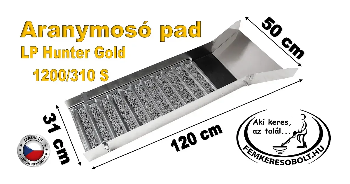 LP Hunter Gold 1200/310 S aranymosó pad