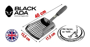 Black Ada fémkeresős ásó-szita II.