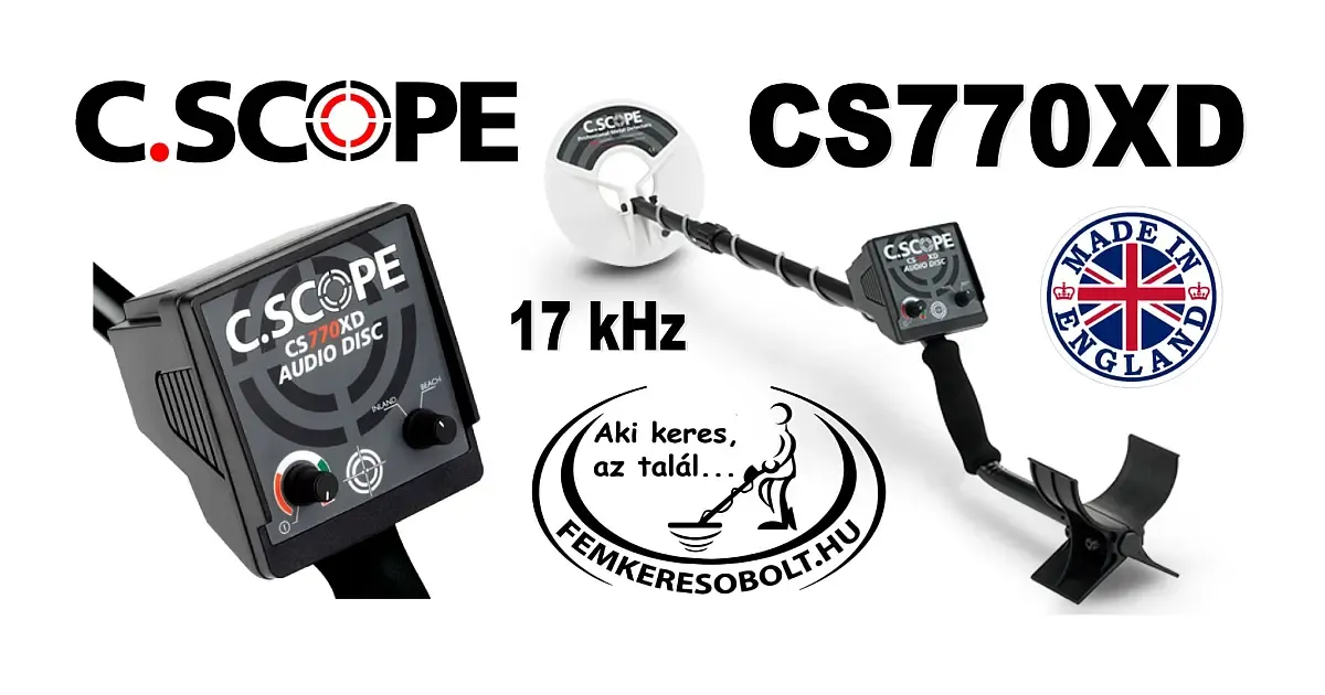C.Scope CS770XD fémkereső