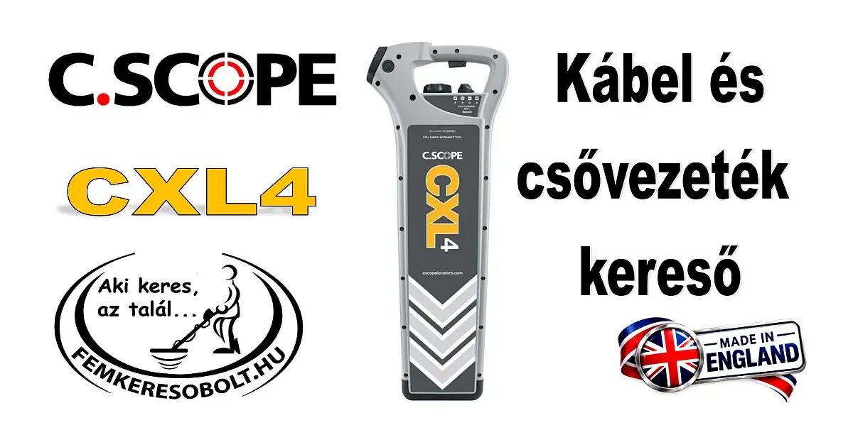 C.Scope CXL4 kábel és nyomvonalkereső detektor