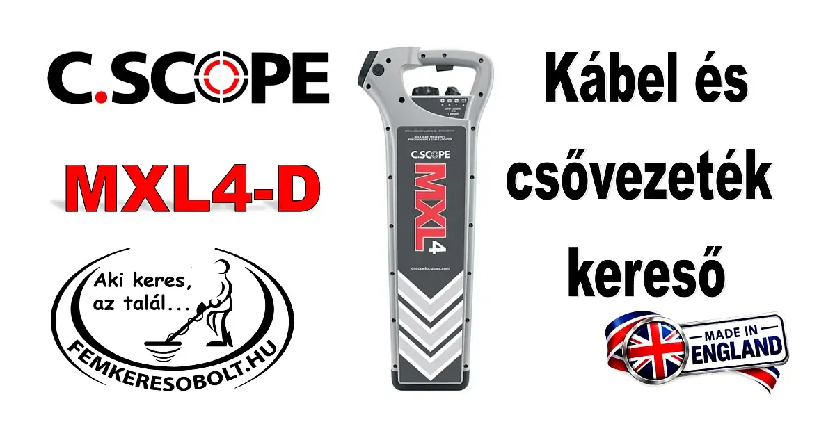 C.Scope MXL4-D kábel és nyomvonalkereső detektor