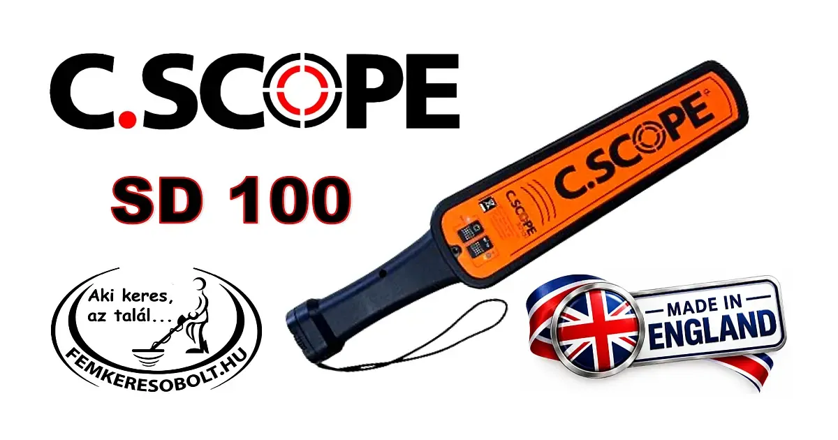 C.Scope SD100 biztonságtechnikai fémkereső fémdetektor