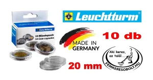 Leuchtturm érmetartó kapszula 20 mm-es érmék részére