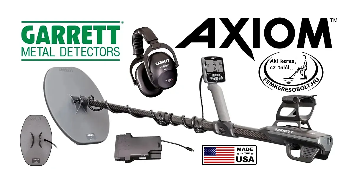 Garrett Axiom pulse indukciós fémkereső