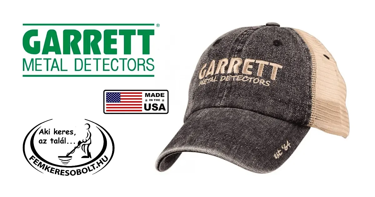 Garrett EST 64 fémkeresős sapka