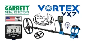 Garrett Vortex VX7 fémkereső