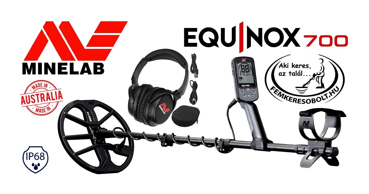 Minelab Equinox 700 fémkereső + WHP