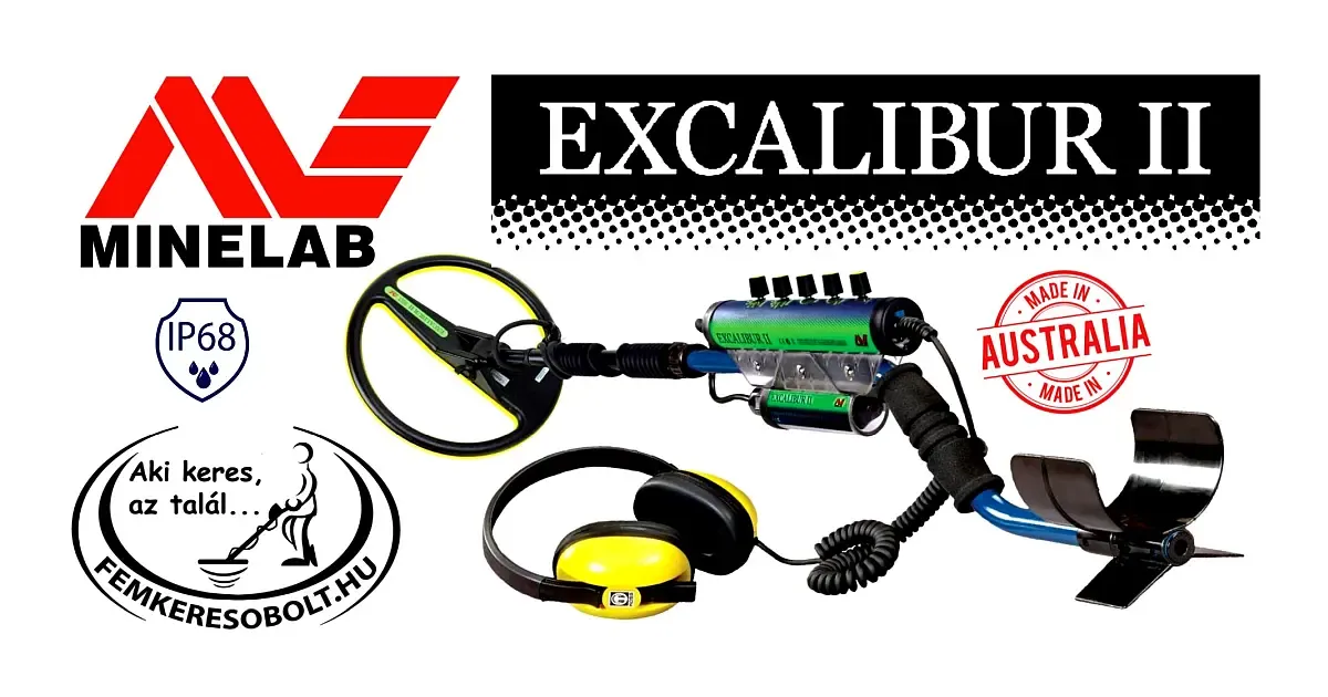 Minelab Excalibur II. fémkereső