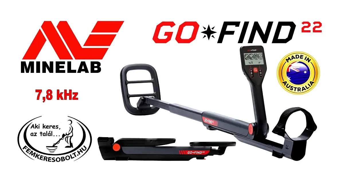 Minelab Go-Find 22 fémkereső gyerekeknek