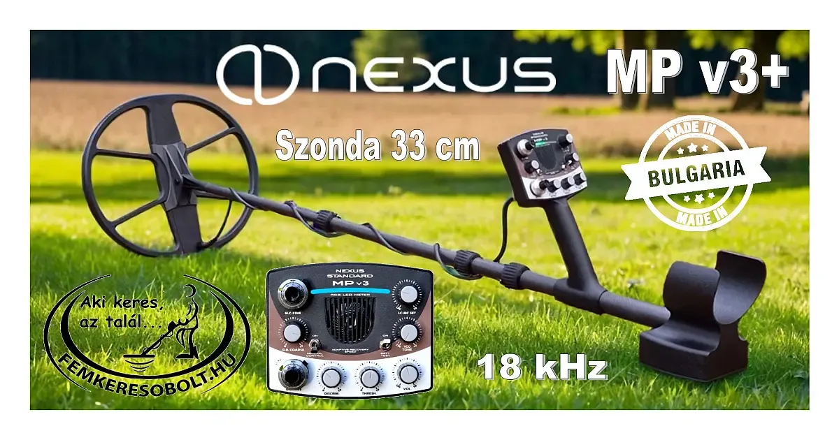 Nexus Standart MP v3+. fémkereső