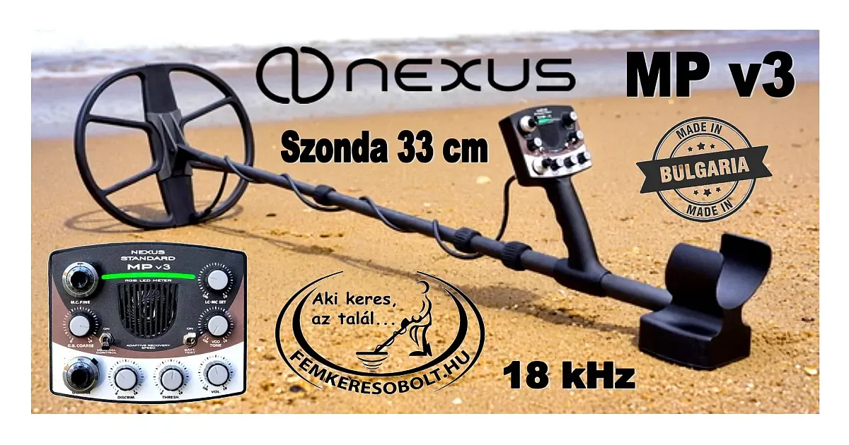 NEXUS MP v3 fémkereső