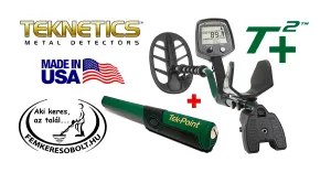 Teknetics T2+ fémkereső Teknetics Tek-Point pointerrel