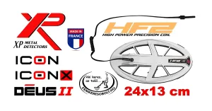 XP 24x13 cm-es HF szonda Deus 2 Icon Iconx fémkeresőkre